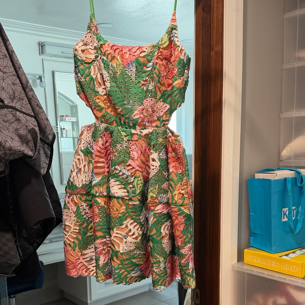 Elliatt Multicolor Patterned Dress